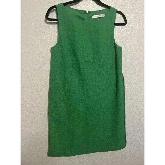 Trina Turk Women’s Size 4 Mojito Green Capistrano Sleeveless Side-Split Dress - Picture 1 of 7